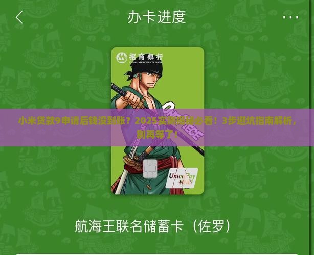 小米贷款9未到账