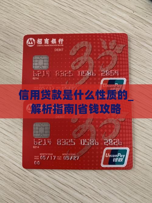 信用贷款是什么性质的