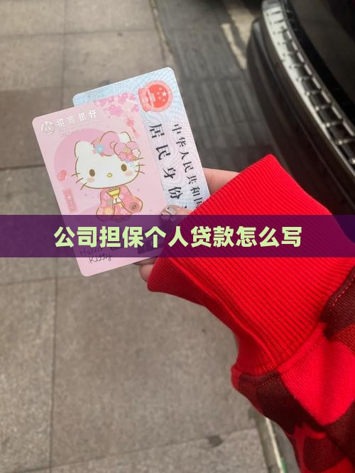 公司担保个人贷款怎么写