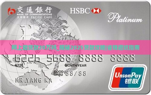 网上能贷款20万吗