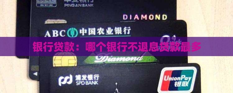 哪个银行不退息贷款最多