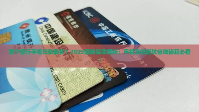 哪个银行手机贷款最多