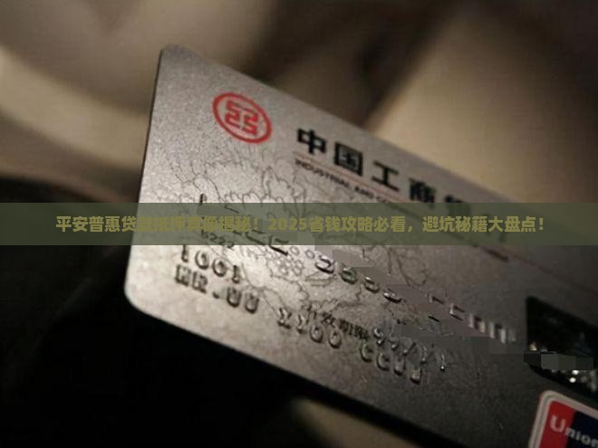 平安普惠贷款抵押明细