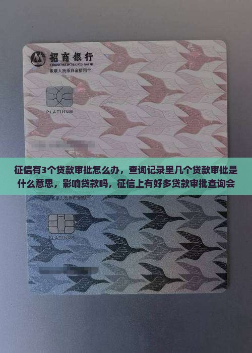 征信有3个贷款审批