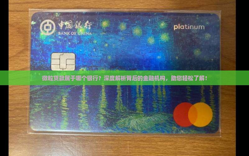 微粒贷款属于哪个银行