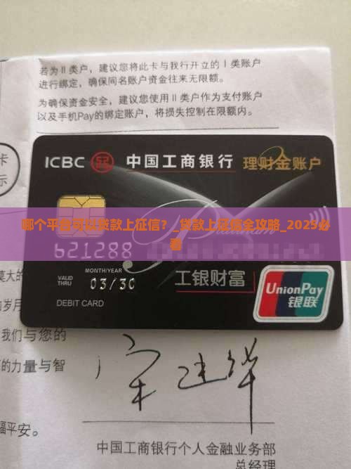哪个平台可以贷款上征信