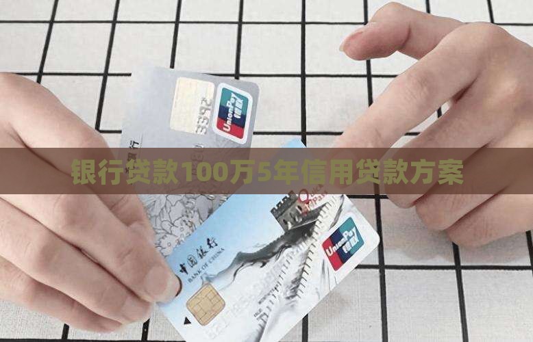 银行贷款100万5年信用贷款方案