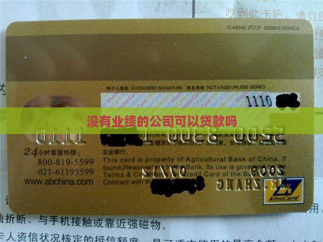 没有业绩的公司可以贷款吗