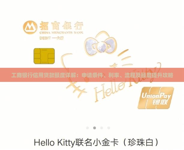 工商银行信用贷款额度详解：申请条件、利率、流程及额度提升攻略