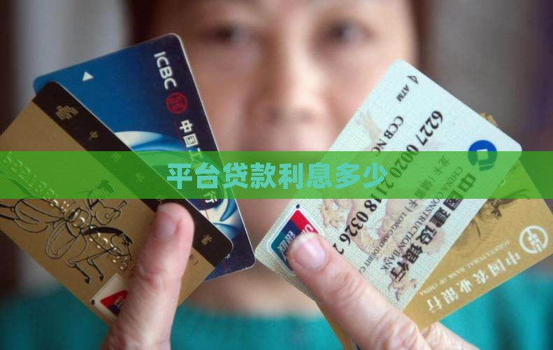 平台贷款利息多少