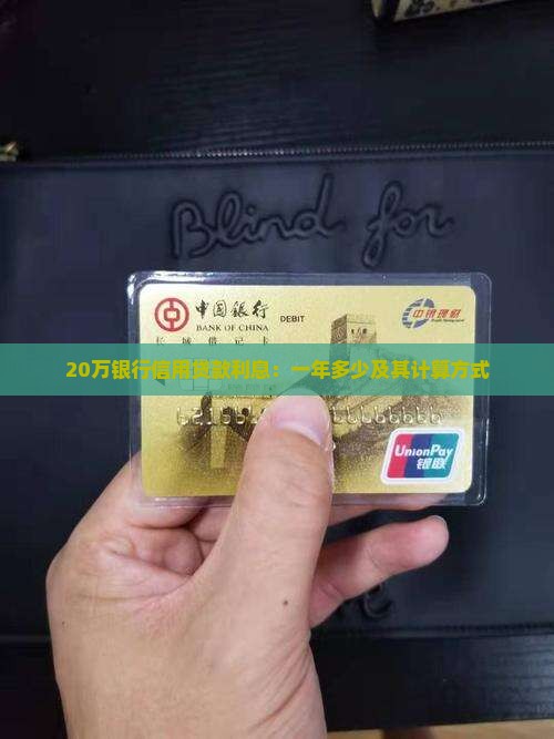 20万银行信用贷款利息：一年多少及其计算方式