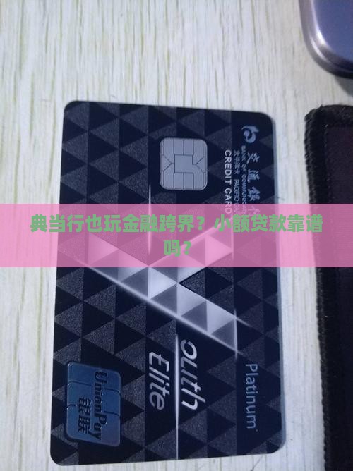 典当行能否发放小额贷款
