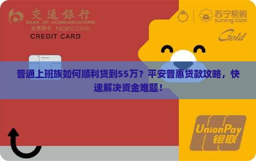 平安普惠贷款55万