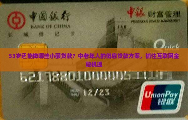 53岁能做哪些小额贷款