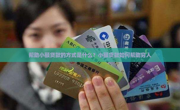 帮助小额贷款的方式是什么