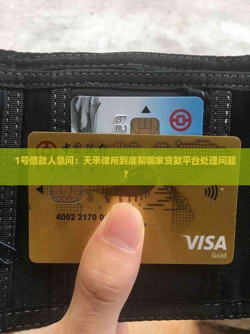天承律所是哪个贷款平台