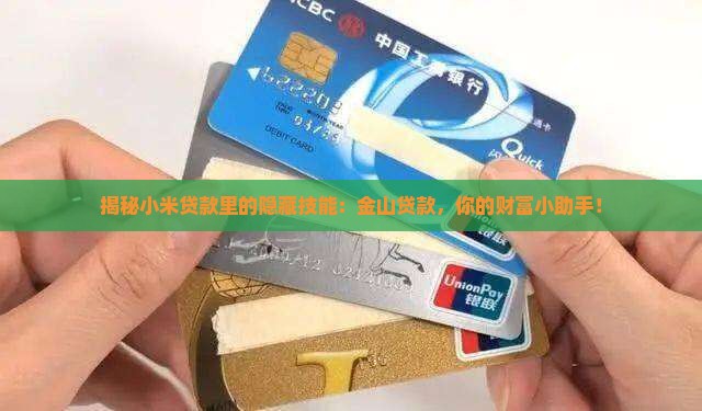 小米贷款里面的金山贷款