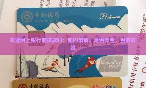 农业网上银行能贷款吗