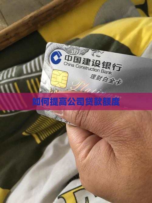 如何做公司能多贷款