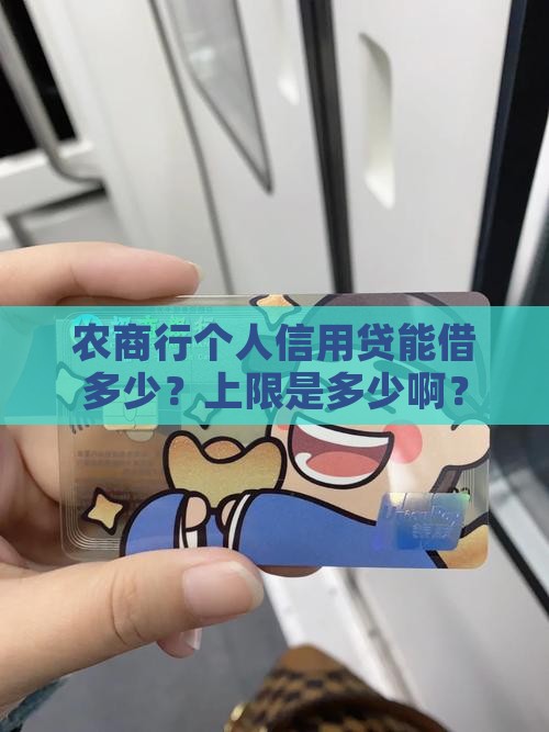 农商行个人信用贷款上限