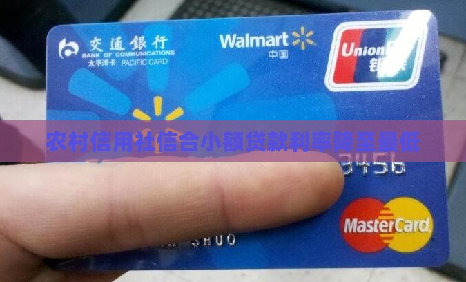信合小额贷款利率最低