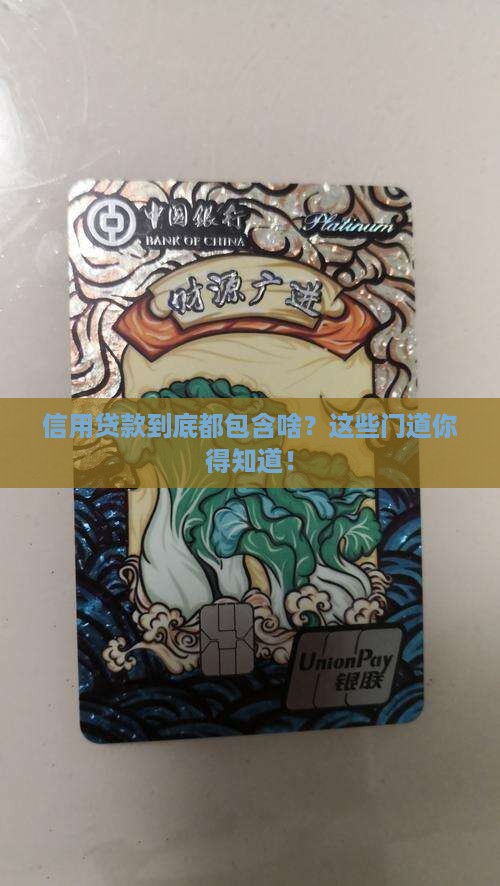 信用贷款是包括哪些