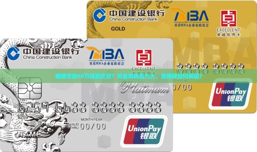商铺贷款50万提前还款