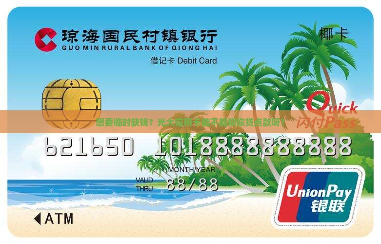 光大有信用卡可以申请贷款吗