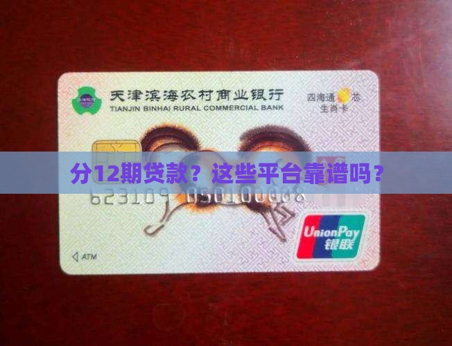 分12期贷款的平台