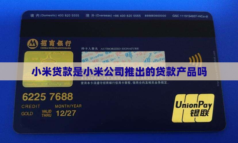 小米贷款是小米公司