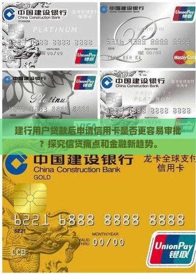 建行有贷款申请信用卡