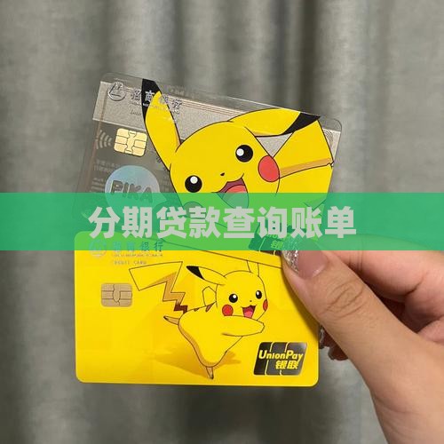 分期贷款查账单