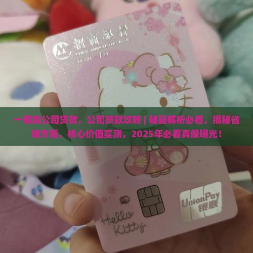 一般类公司贷款