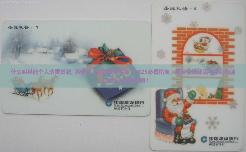 什么叫其他个人消费贷款