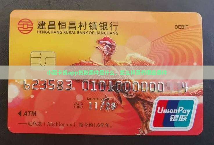小赢卡贷app贷款条件