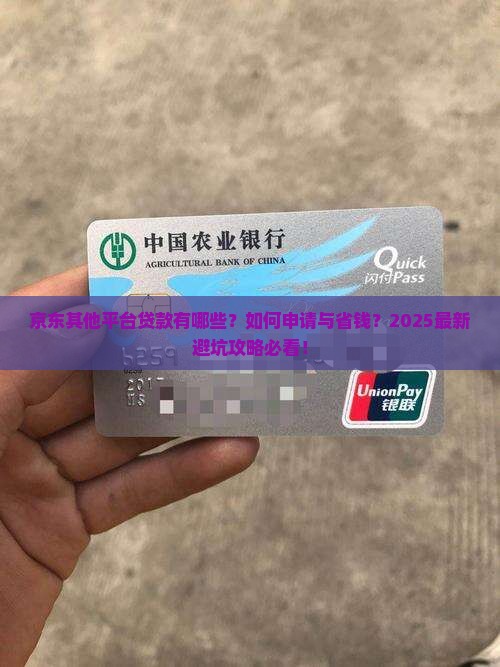 京东的其他平台贷款