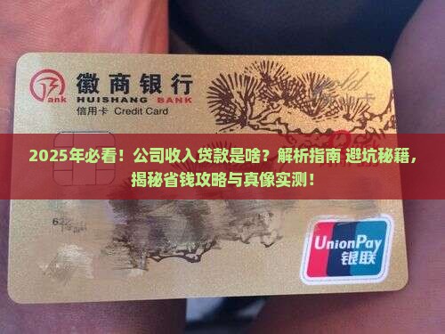 公司收入贷款是啥