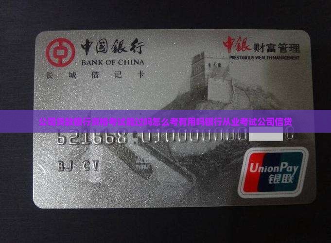 公司贷款银行资格考试