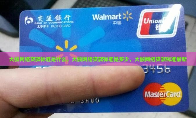 大额网络贷款标准