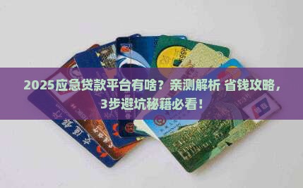 应急贷款平台有 应急贷款平台有