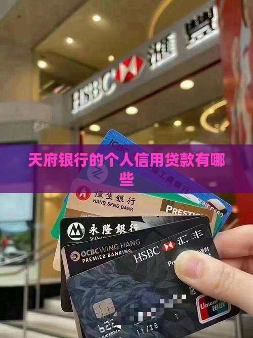 天府银行的个人信用贷款有哪些