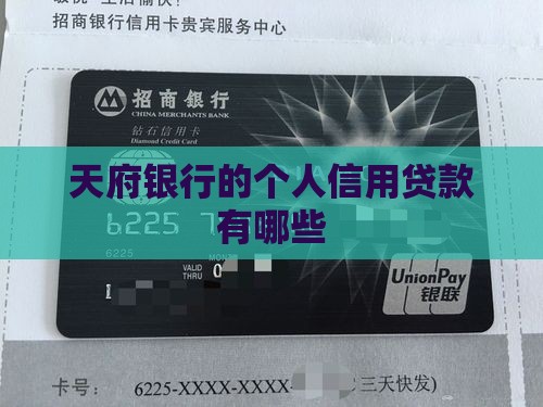 天府银行的个人信用贷款有哪些