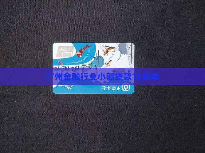 广州小额贷款10周年