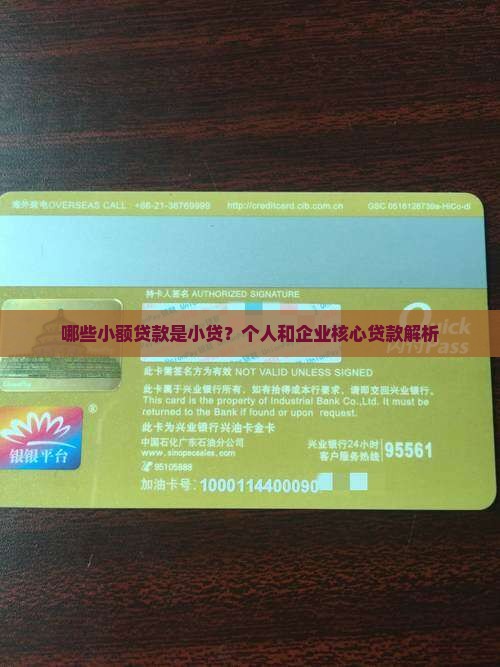 哪些贷款是小贷