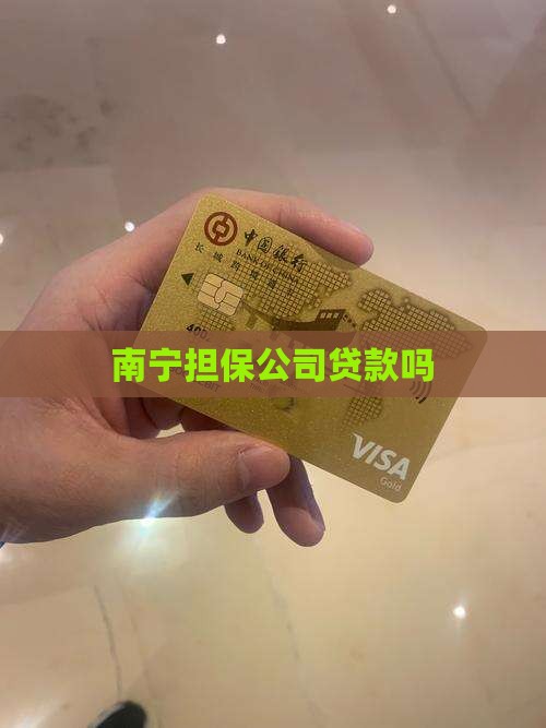 南宁担保公司贷款吗