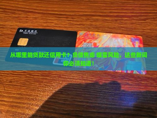 从哪里能贷款还信用卡呢