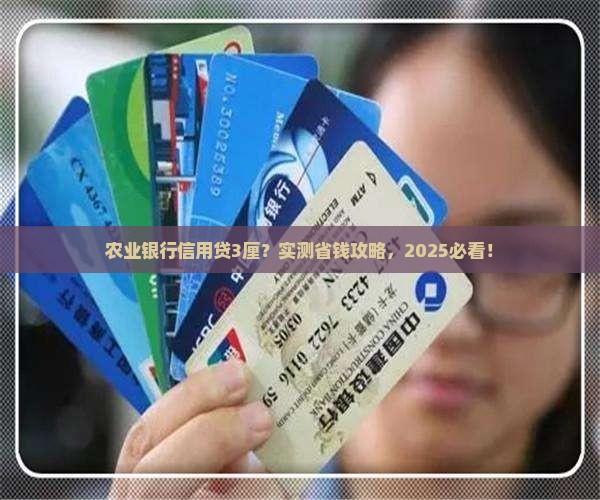 农业银行信用贷款3厘 农业银行信用贷款3厘