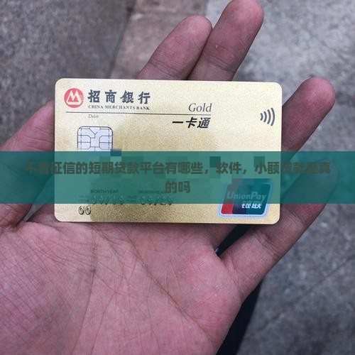不看征信的短期贷款平台