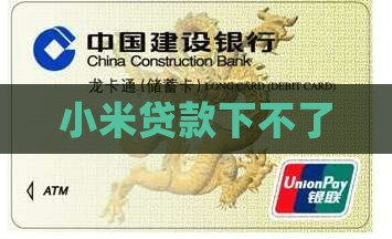 小米贷款下不了