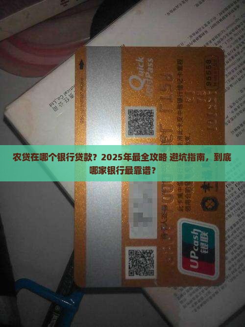 农贷在哪个银行贷款